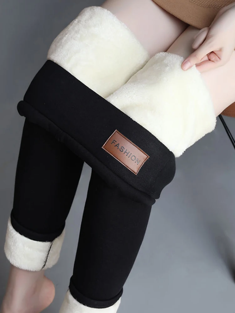 

S-5XL Size Winter Women Leggings Velvet Warm Pants Hight Waist Leggings Black Legging Comfortable Keep Warm Stretchy Legging