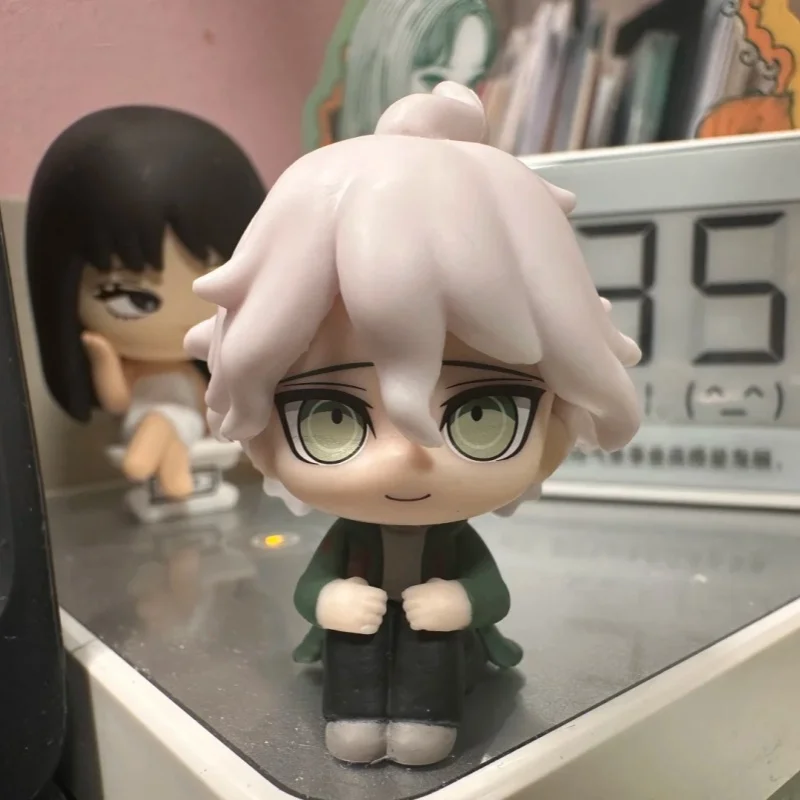 Фото Коллекционная фигурка Bandai Super Danganronpa 2 Machiboke Waiting, 5 видов, 4 см, из мягкого ПВХ, гашапон, аниме-подарок для фанатов, в наличии №4