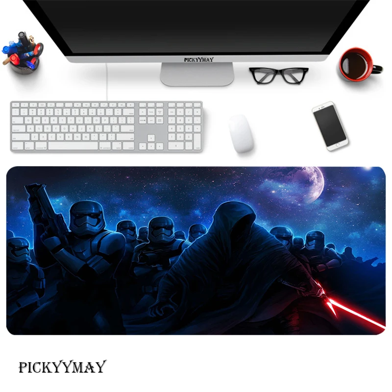 

Wars Table Mat Personalized Fabric Mouse Pad Carpet Desk Pad Mouse Mat Black Big Mousepad Rubber Mat For Computer Table