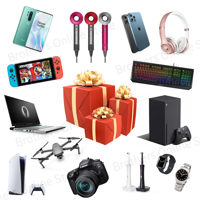 

2022 сюрприз загадочная коробка электронный продукт супер счастливый подарок 100% бутик случайный товар популярная сумка Рождественский Ново...