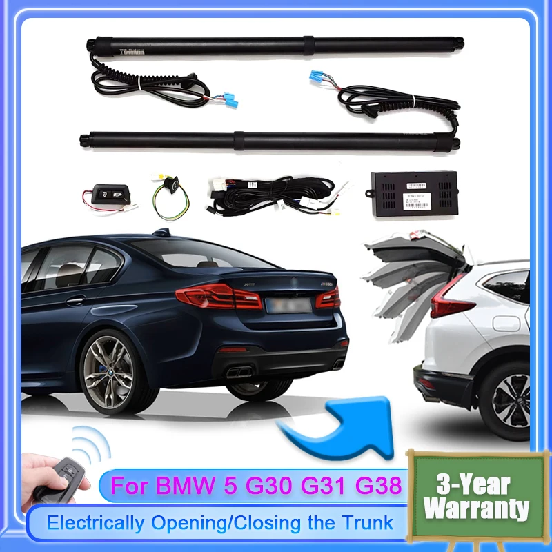 

Для BMW 5 серии G30 G31 G38 2016 ~ 2024 автомобильная электрическая система подъема задней двери комплект автоматический Открыватель задних ворот Автоматическая подъемная задняя дверь