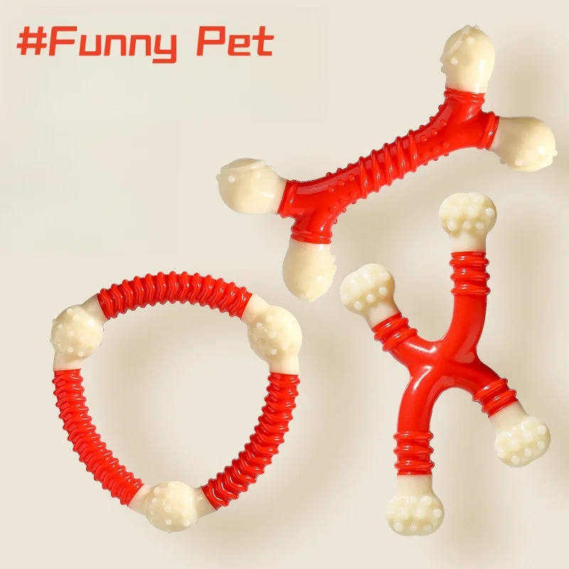 Искусственная игрушка твердая нейлоновая текстура игровые шлифовальные зубья