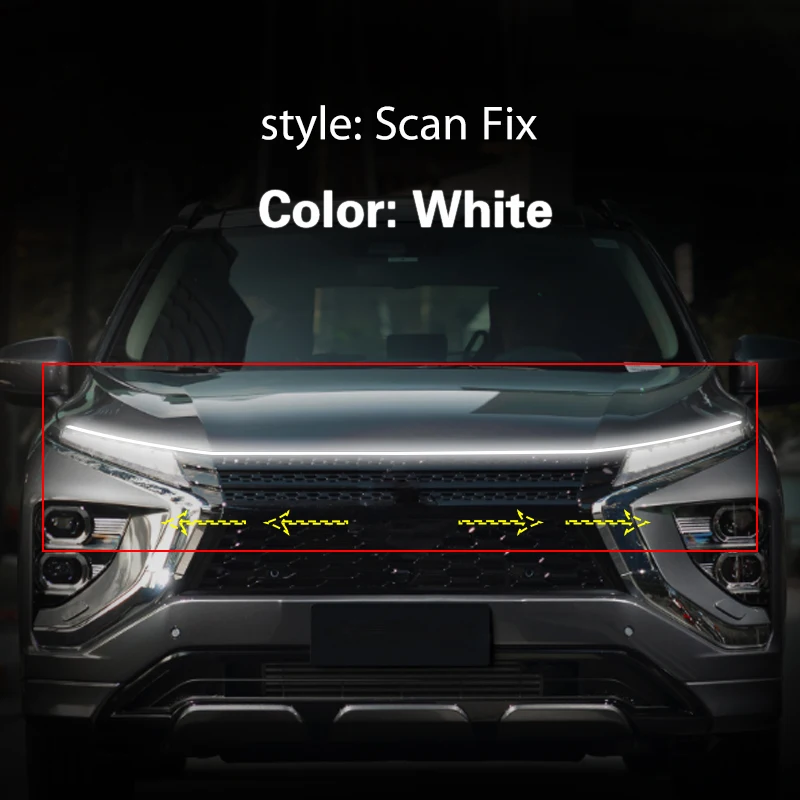 

Светодиодные дневные ходовые огни, 1 шт., 12 В, водонепроницаемые противотуманные фары для Mitsubishi Eclipse Cross 2017-2022