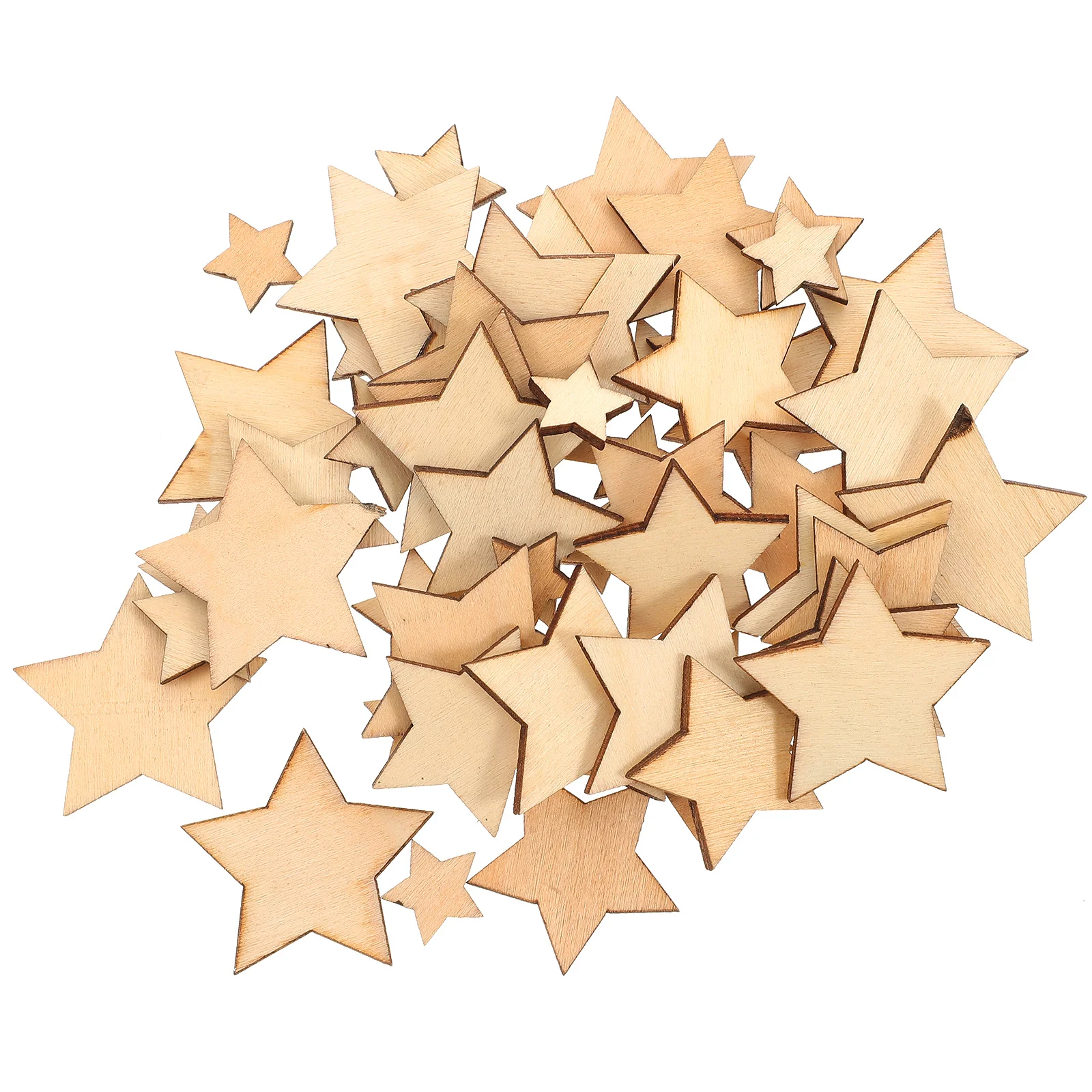 

Wooden Wood Star Cutouts Craft Ornaments Unfinished Pieces Crafts Embellishments Decorations Christmas Shapes Shape Stars Blank