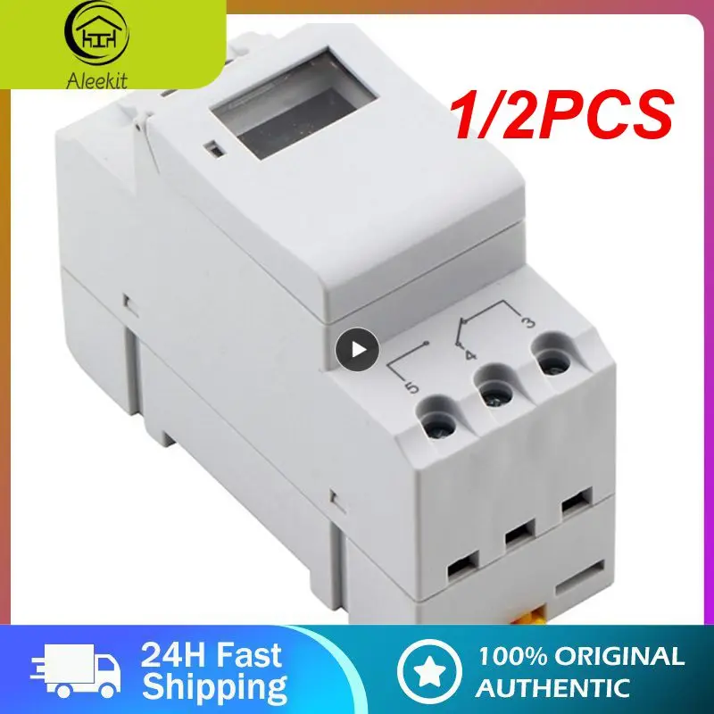 

1/2PCS Electronic Weekly 7 Programmable Digital Time Switch Relay Timer Control 220V 230V 30A Din Rail Mount