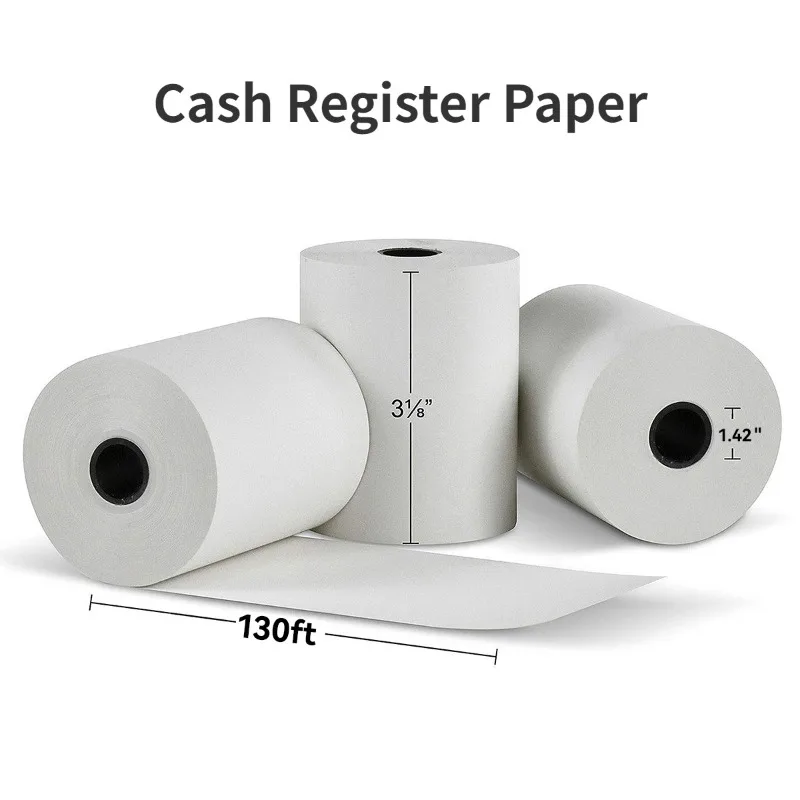 Термобумага 3 1/8 x футов бумага для чеков Star Micronics TSP100 TSP143 Epson 80 мм квадратный
