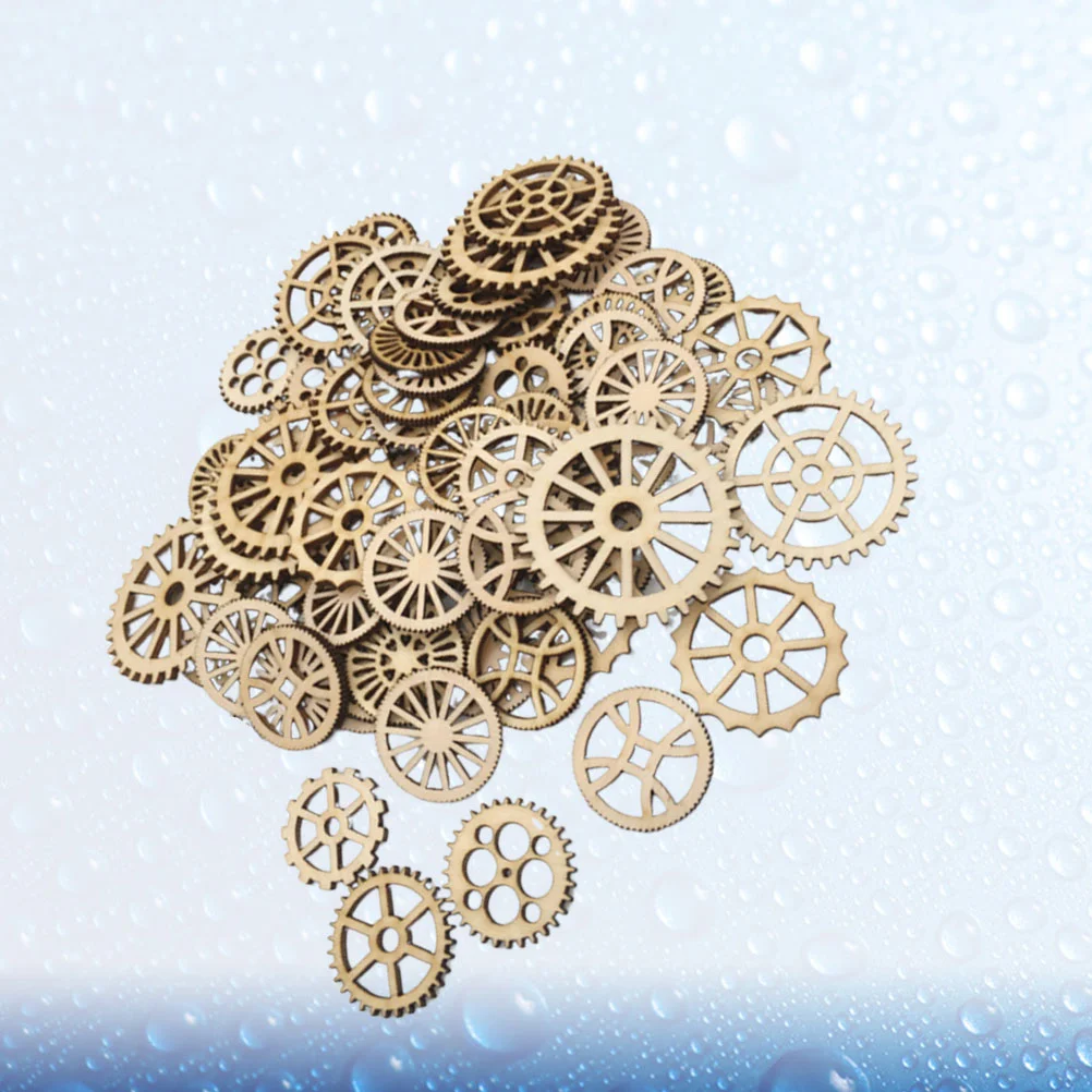 

Wood Wooden Gear Unfinished Wheel Cutouts Pieces Slices Blank Gears Craft Embellishments Crafts Steampunktags Hanging Slice