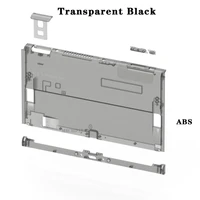 transparent replacement bottom housing shell case part for nintendo switch oled console back cover faceplate accessories