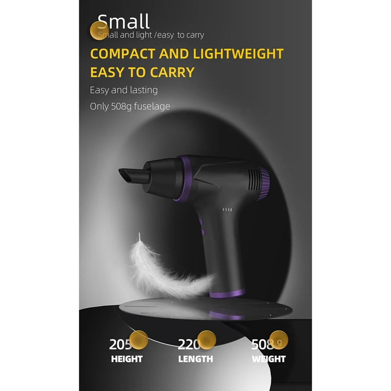 Беспроводной пылесос 2 в 1 78000 об./мин.