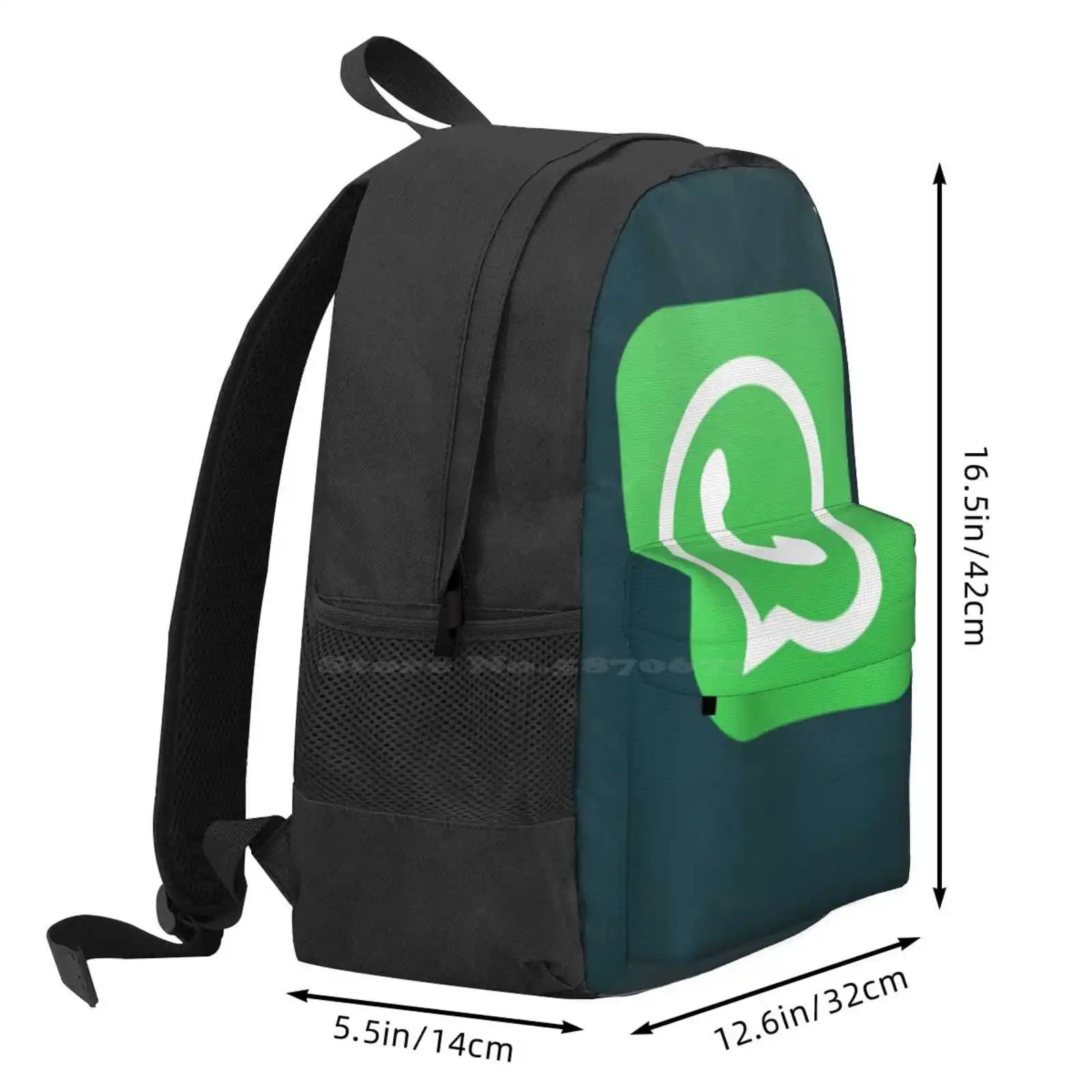 Хит продаж школьный рюкзак Whatsapp модные сумки забавные через плечо для Instagram Apple