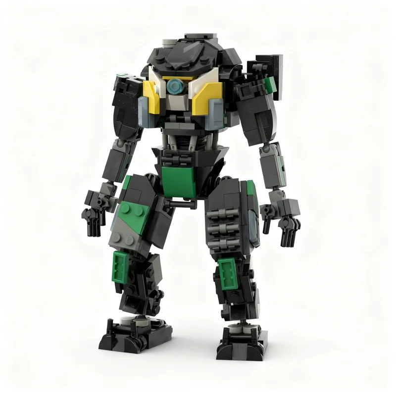 Фото Набор строительных блоков MOC Ion Color Bundle Titanfall 2, 441 деталь, модель для сборки, архитектурные конструкторы, рождественский подарок, идея для подарка на день рождения для детей №5