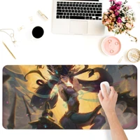 mouse pads keyboards computer office supplies accessories square durable dustproof game anime irelia desk pad coaster mats rat%c3%b3n