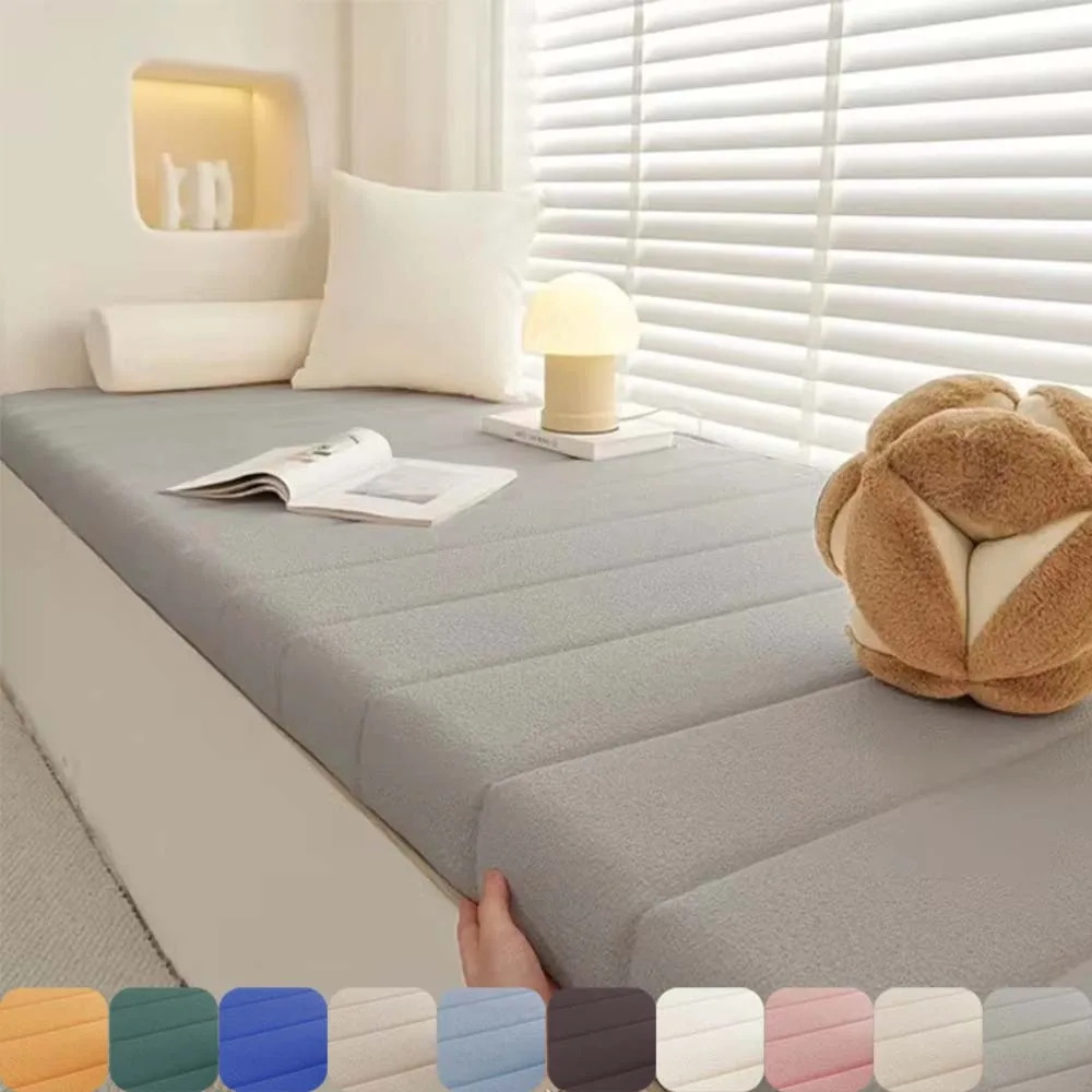 

Подушечки для сиденья для скамейки, подушка для балкона, патио, террасы, домашние коврики для подоконника, мебельные подушки из махровой ткани для стенда