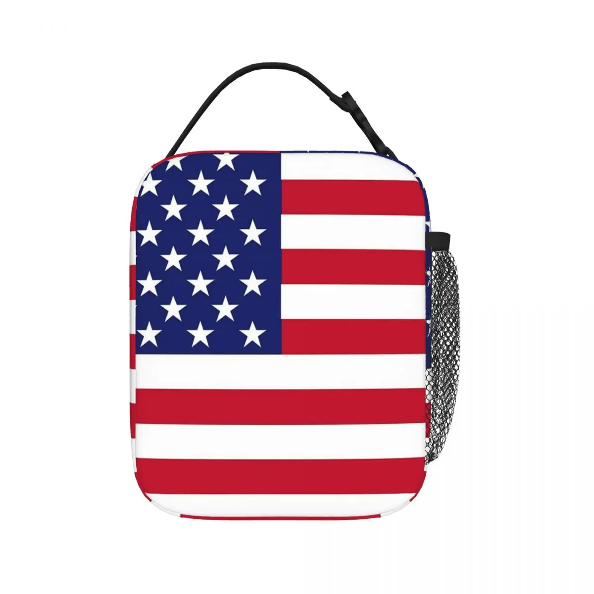 

Изолированные сумки для ланча с американским флагом, герметичные сумки для пикника, термоохлаждающий Ланч-бокс, сумка для ланча для женщин, для работы, для детей и школы