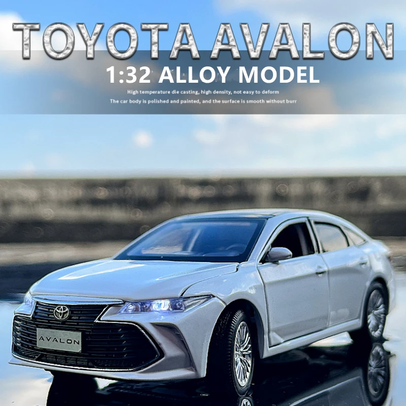 Модель автомобиля TOYOTA Avalon 1:32 из сплава, Литые и игрушечные автомобили, металлическая Игрушечная модель автомобиля, коллекционная игрушка с...