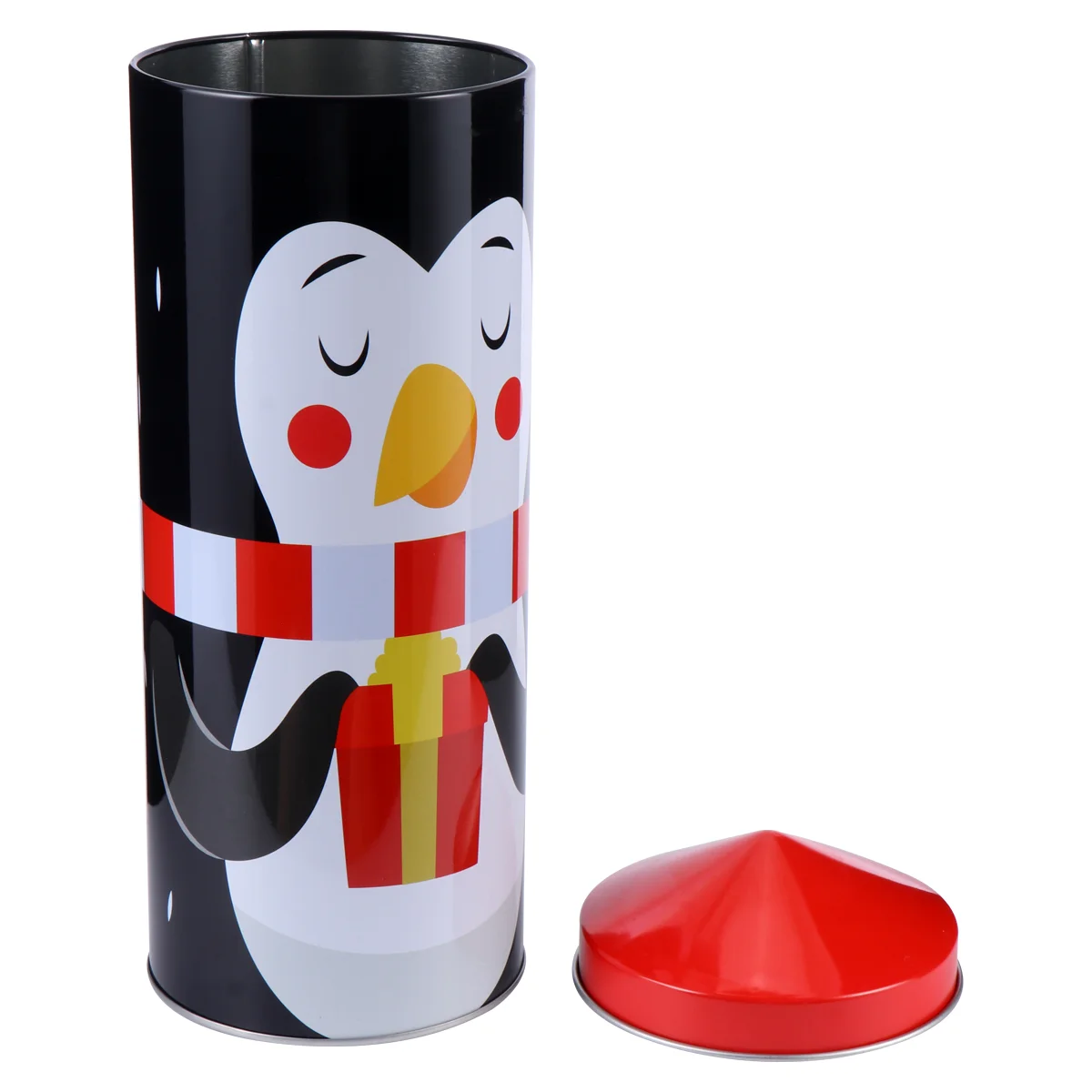 

Christmas Tin Christmas Tinplate Case Tin Christmas Storage Container Christmas Tinplate Box XmasTin Box for Candy Snack