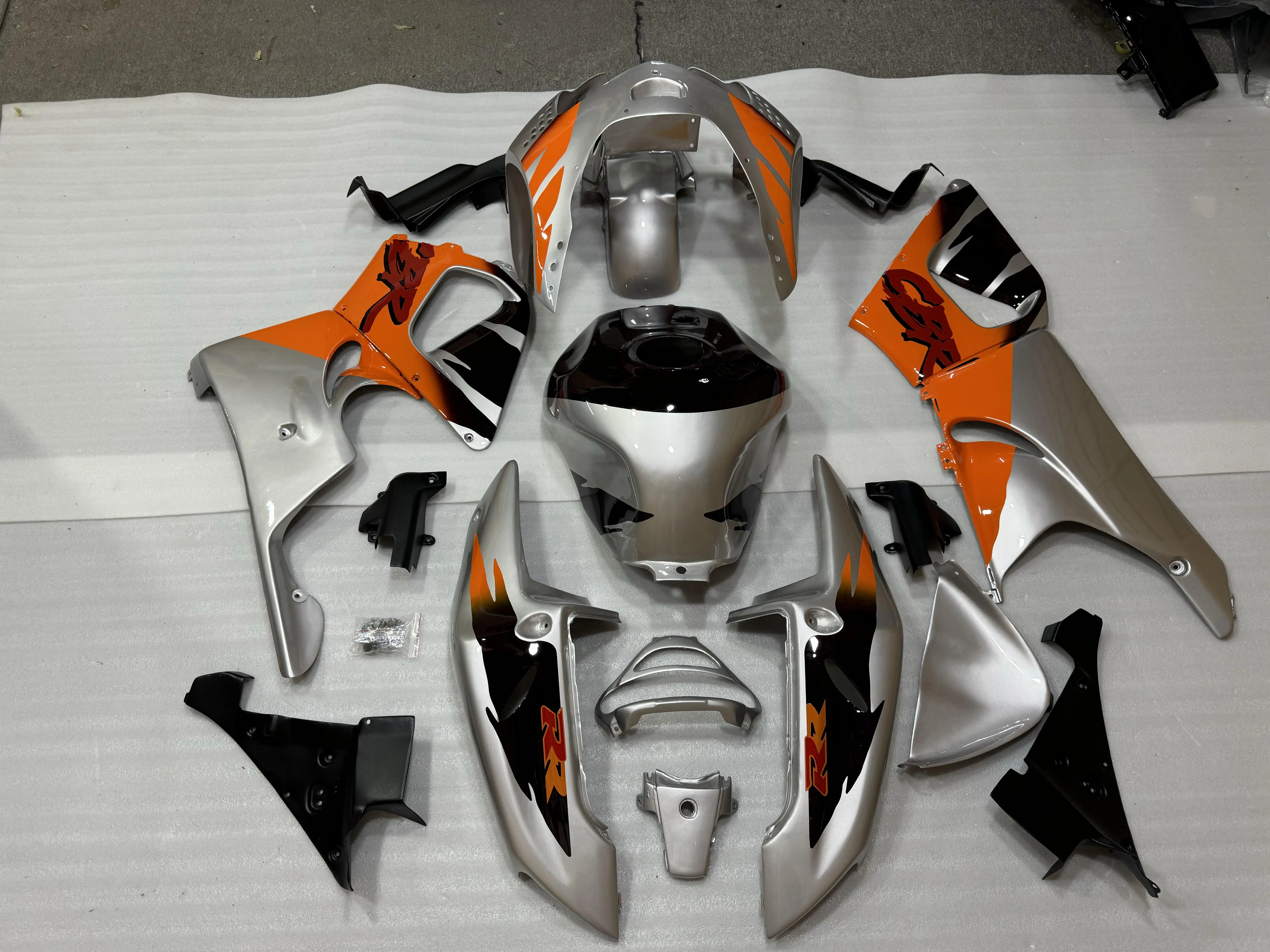 Комплект обтекателя подходит для HONDA CBR 900RR 900 1998 1999 оранжевый черный обтекатель