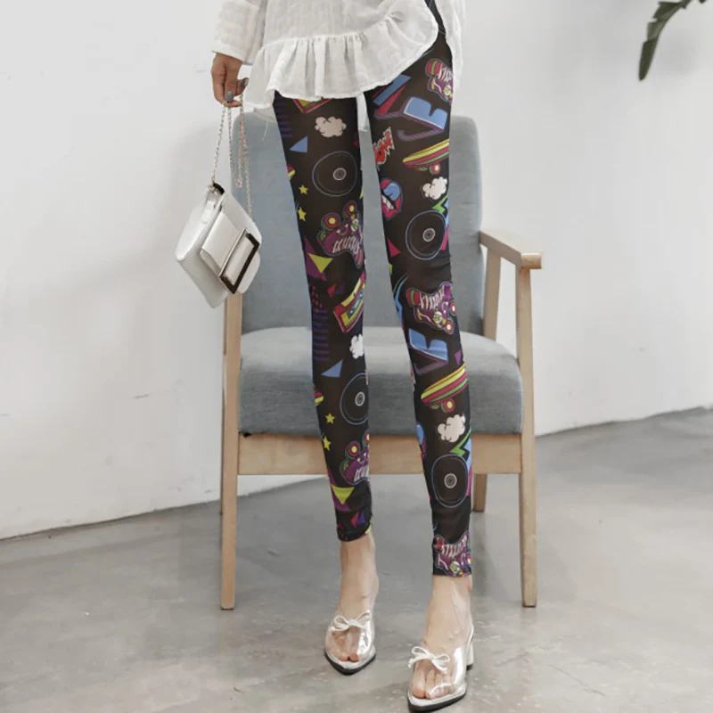 Sexy Fine Mesh Soft Smooth Pants for Women's Summer Cold Ultra Thin Mesh Pants Colorful High Elasticity Leggings Yoga Trousers
