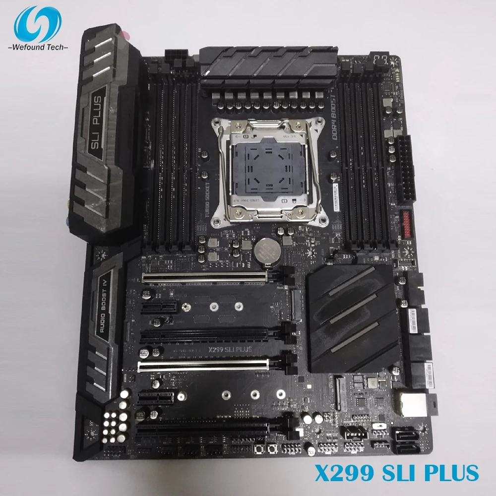 

Материнская плата X299 SLI PLUS для настольного ПК Msi LGA2066 DDR4 SATA3 128 ГБ M.2 * 2 ATX Протестирована Быстрая доставка