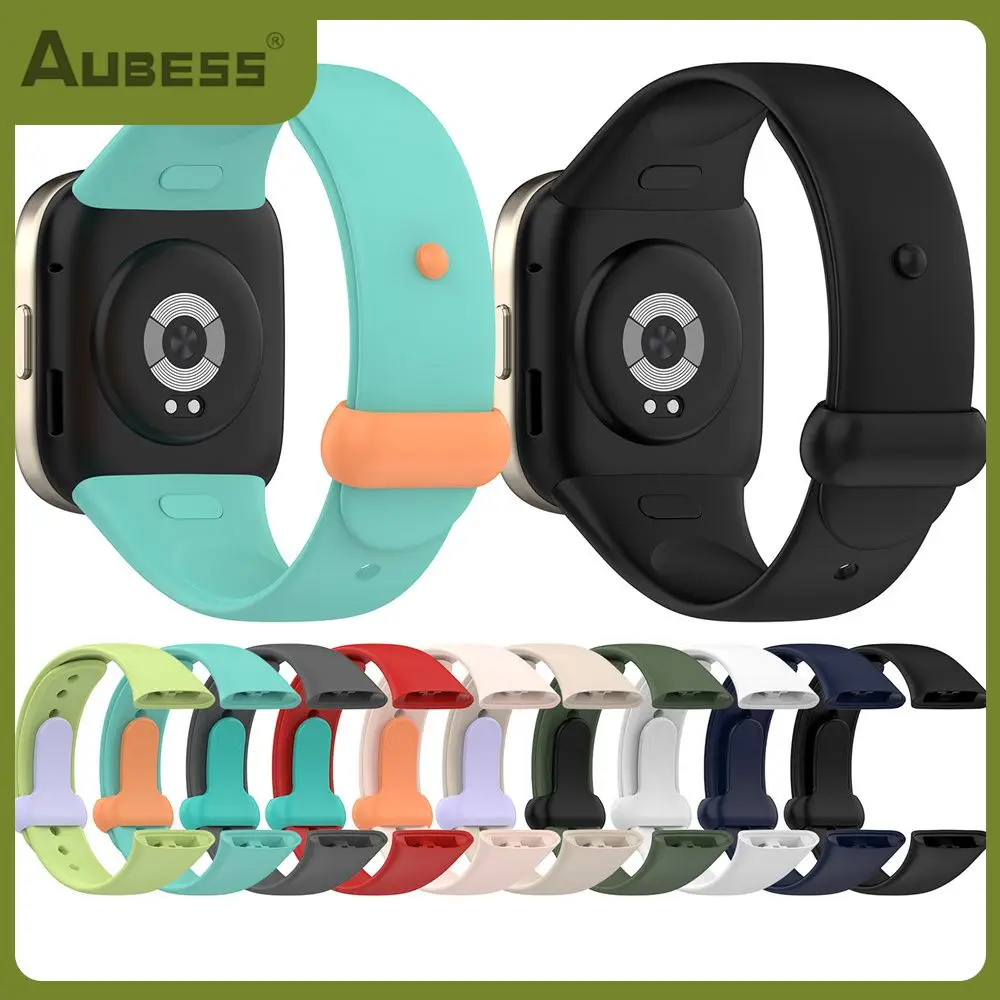 

5.5-8.7 Inches Silicone Material Rubber Strap Easy To Install Easy To Use Spire Lamella Multi Color Option Watchband