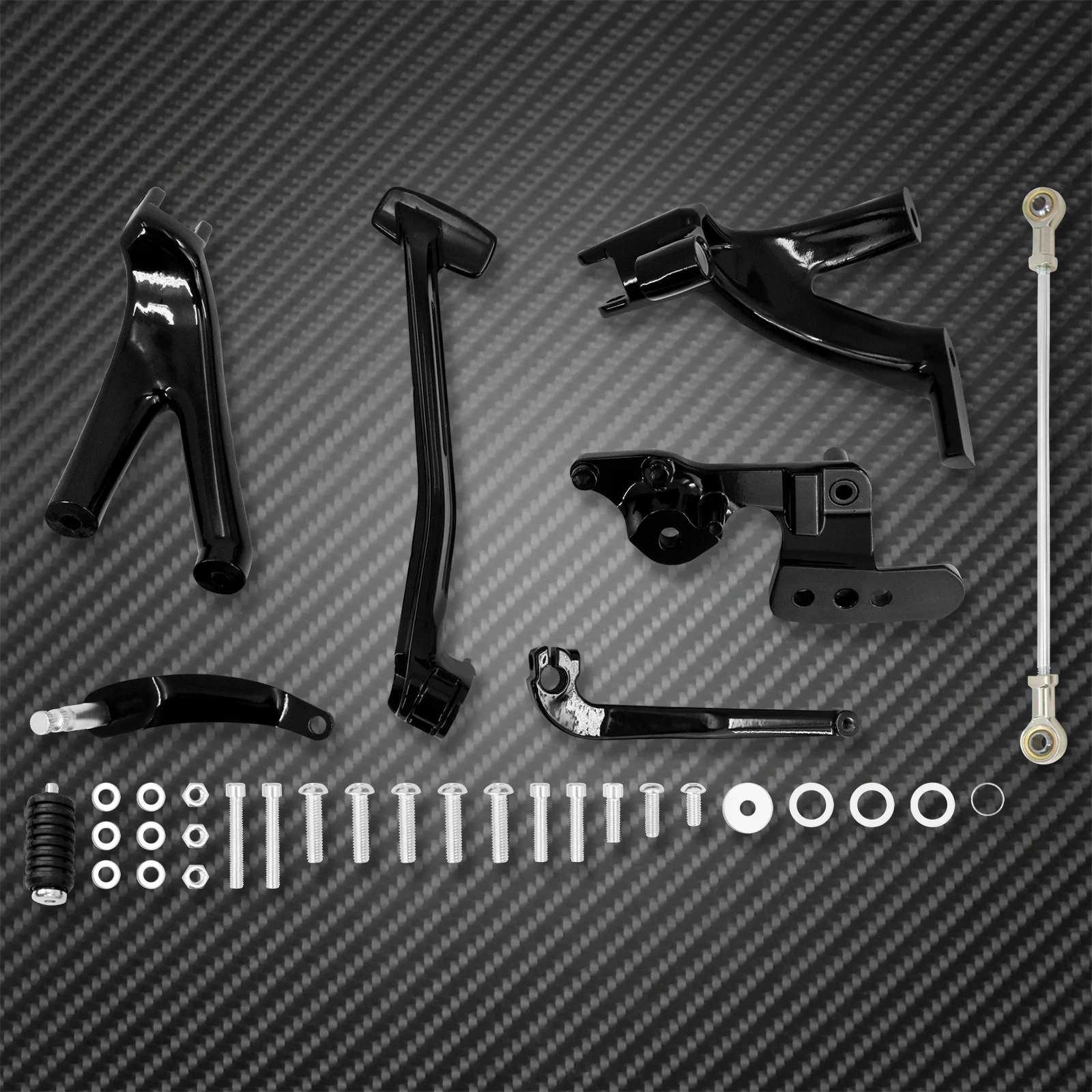 Заготовка для мотоцикла алюминиевый подножник с передним управлением набор