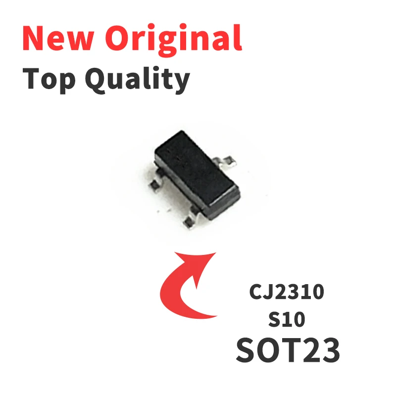 

20 шт. CJ2310 Шелковый экран S10 NPN MOS трубка с полевым эффектом, патч SOT23, длинный Электрический чип IC, новый оригинальный