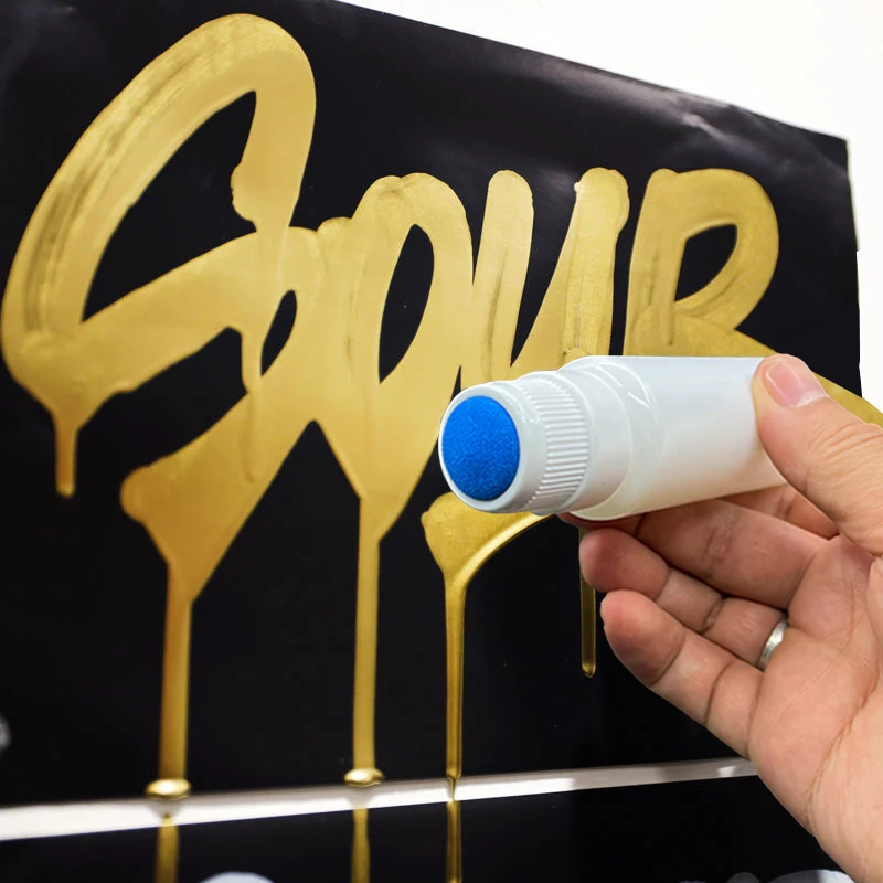 Street Art Graffiti Flowing Pen Barrels Tube Empty Pen Rod Oily Round Head Signature Paint Pen Repeatable Ink Change 18mm Nib