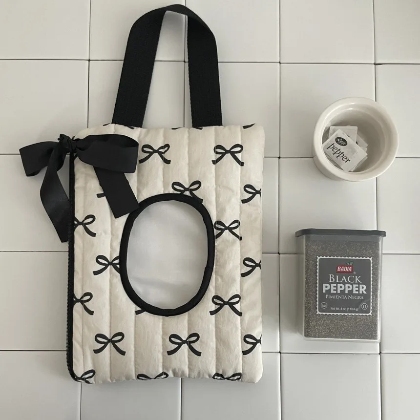 Подвесные хлопковые бумажные салфетки в скандинавском стиле с бантом однотонный