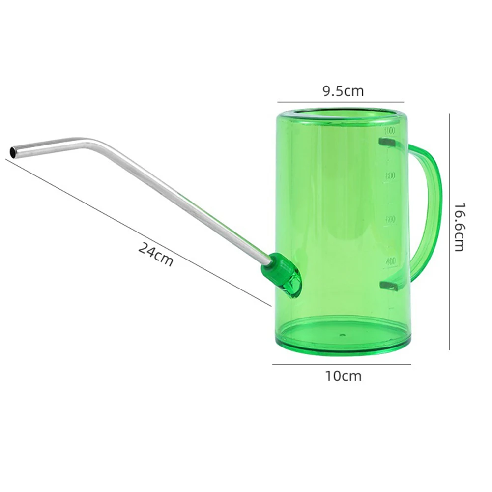 

Plastic Watering Can Bottle Stainless Steel Long Spout Watering Pot Shatterproof For Outdoor And Indoor House Plants Flowers