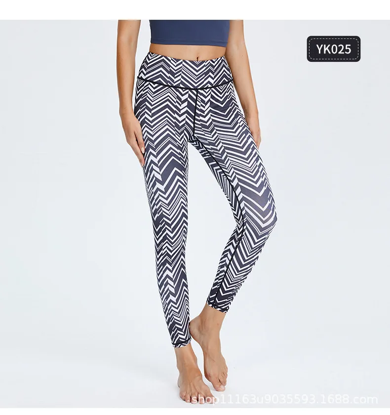 

New style yoga pants women's European and American fitness Leggings tight Yoga Pants
