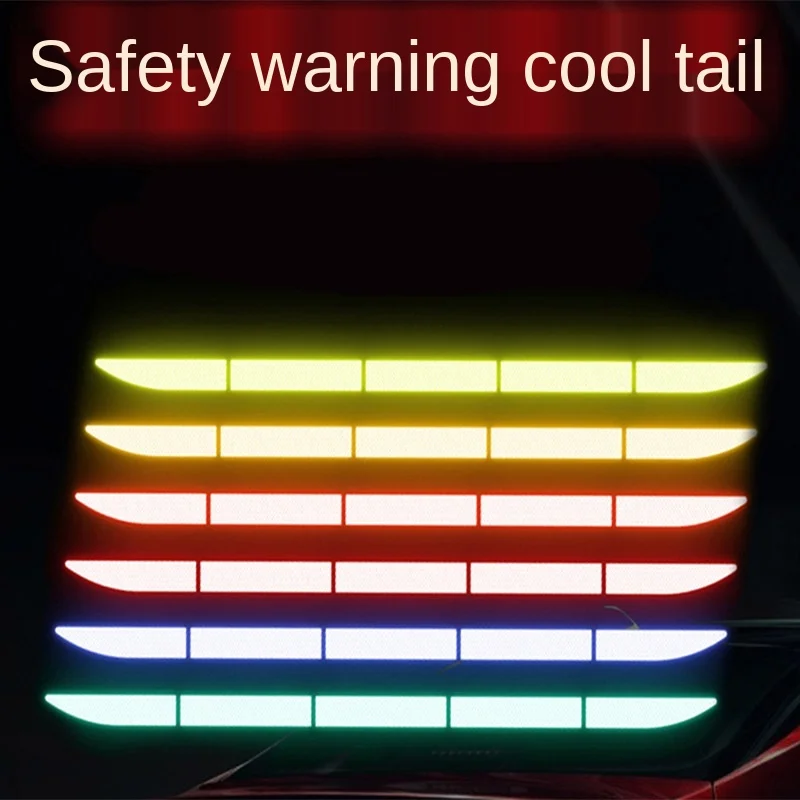 

Car Exterior Accessories Adhesive Reflective Tape Reflex Exterior Warning Strip Protect Car Body