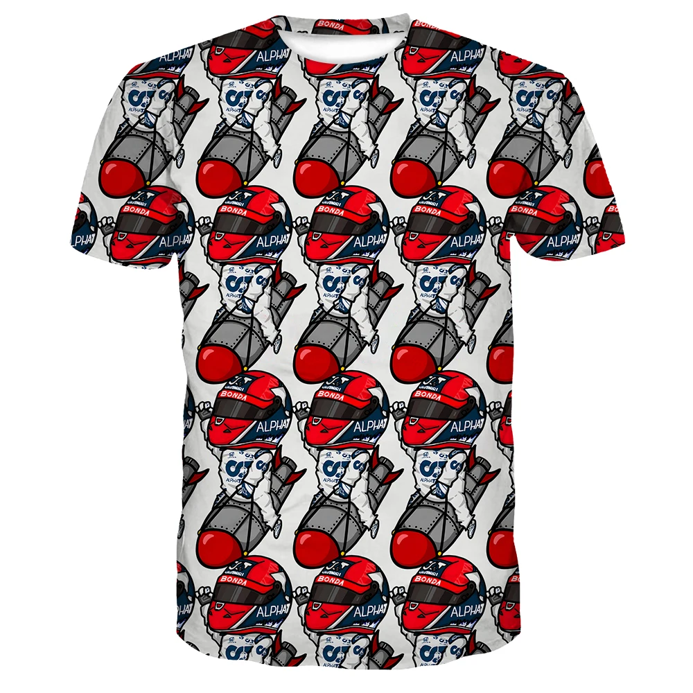 

3D Lando Norris F1 Go-kart Racer T-shirts MEN Aesthetic Harajuku Tshirts Four Seasons T Shirts Handsome Three Dimensional Shirts