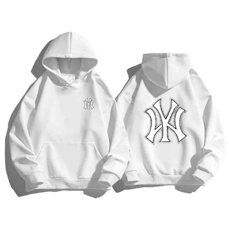 

Новинка 2023, Брендовые мужские толстовки Y2k, осенняя Теплая мужская толстовка, модная уличная одежда, повседневные мужские свободные дышащие пуловеры с длинным рукавом