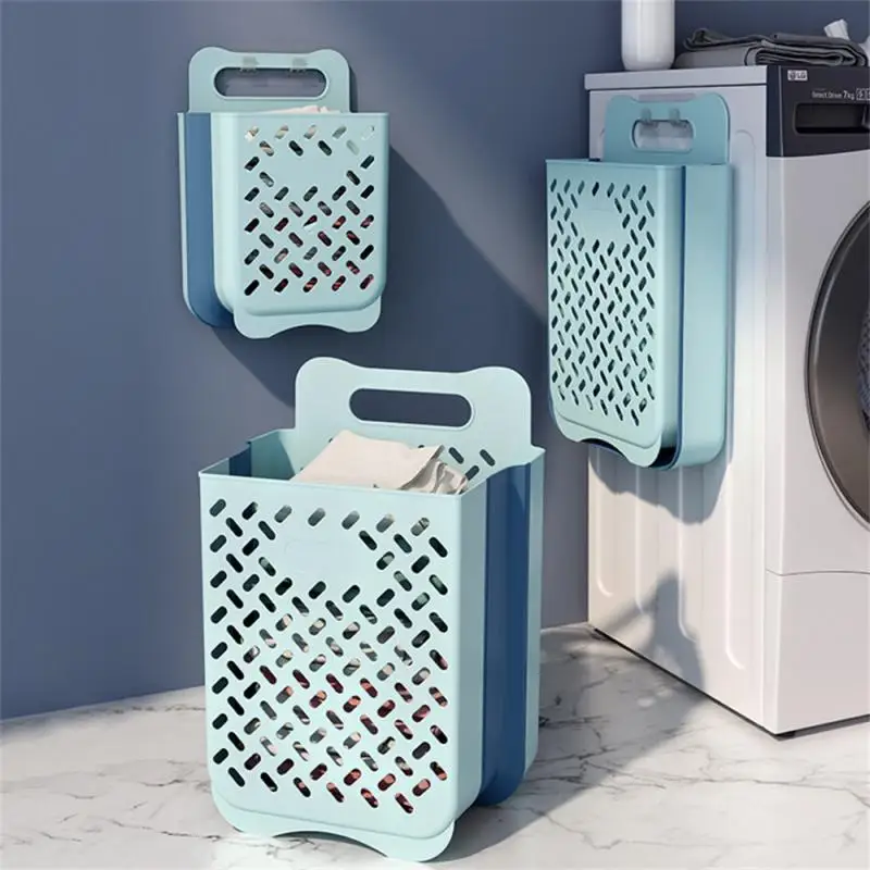 

Storage Bucket Storage Basket Box Foldable Household Sundries Cothes Dirty Laundry Basket Saving Space Laundry Baskets Organizer