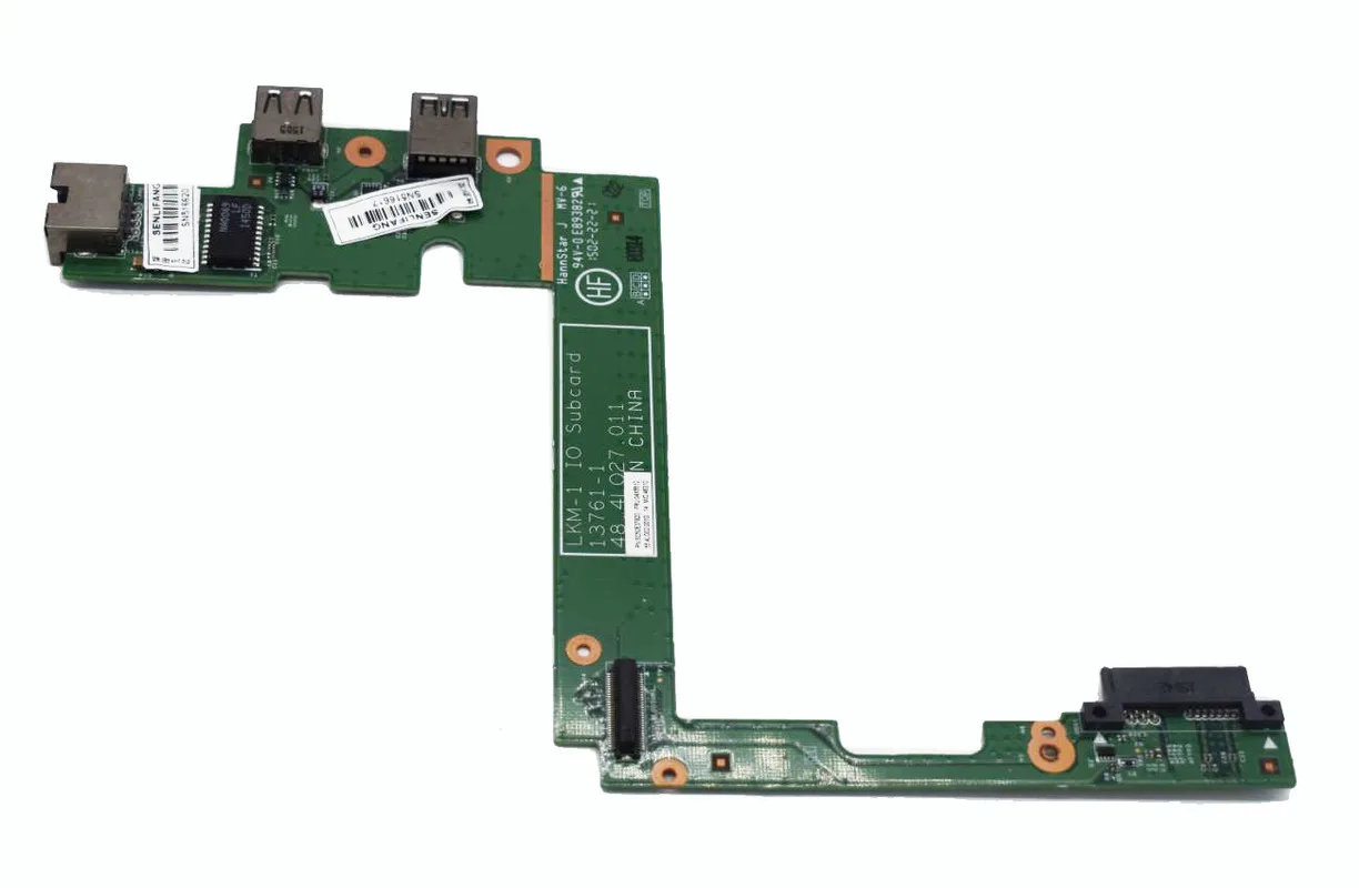 

Original for Lenovo ThinkPad T540P W540 W541 USB LAN Ethernet Board Interface Subcard 04X5512 48.4L029.011 48.4L027.011