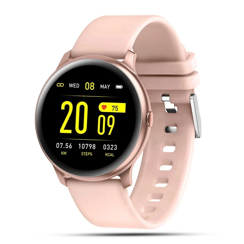 

Original KW19 Heart Rate Monitor Smart Watch Women Men IP67 Waterproof Men Sport Watch Fitness Tracker For Android IOS