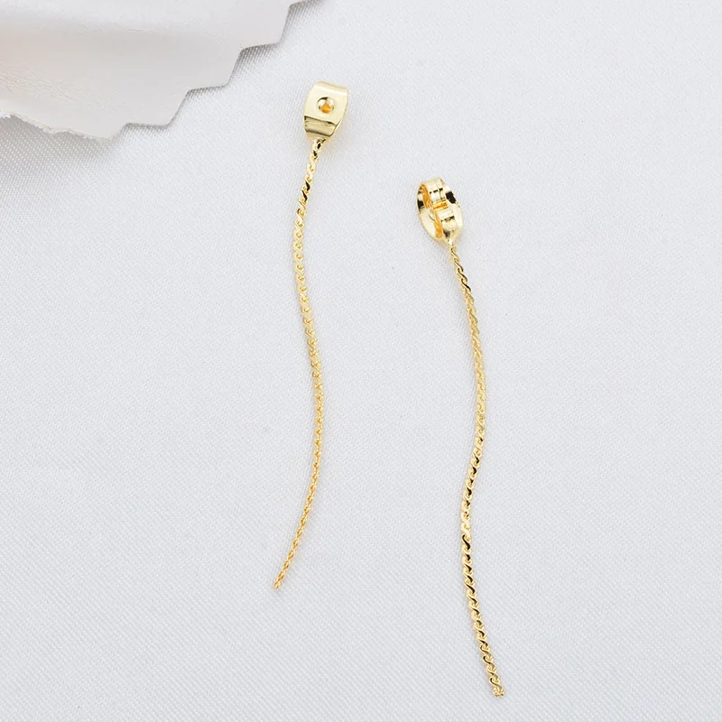 

Латунные украшения с покрытием 24-каратным золотом, 6 шт., 50 мм