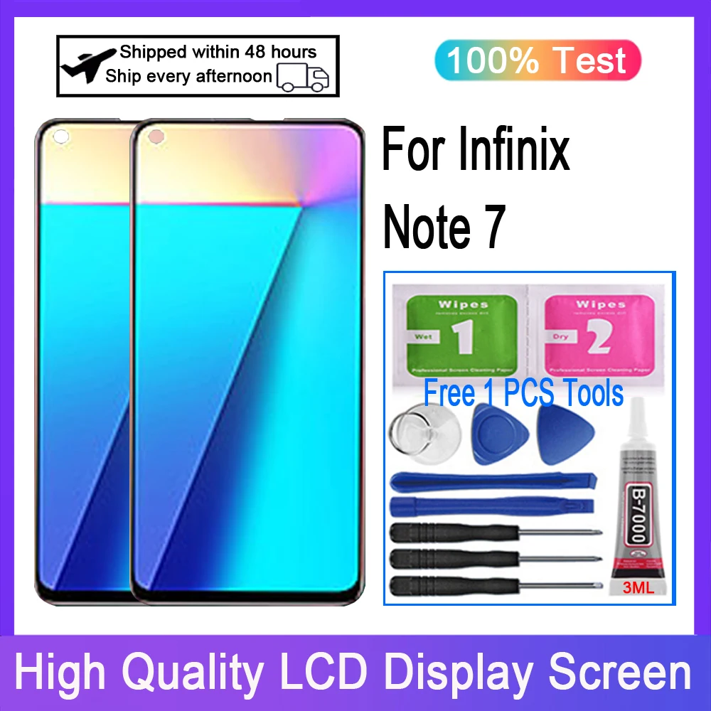 Оригинальный ЖК-дисплей с сенсорным экраном для Infinix Note 7 X690 X690B | Мобильные