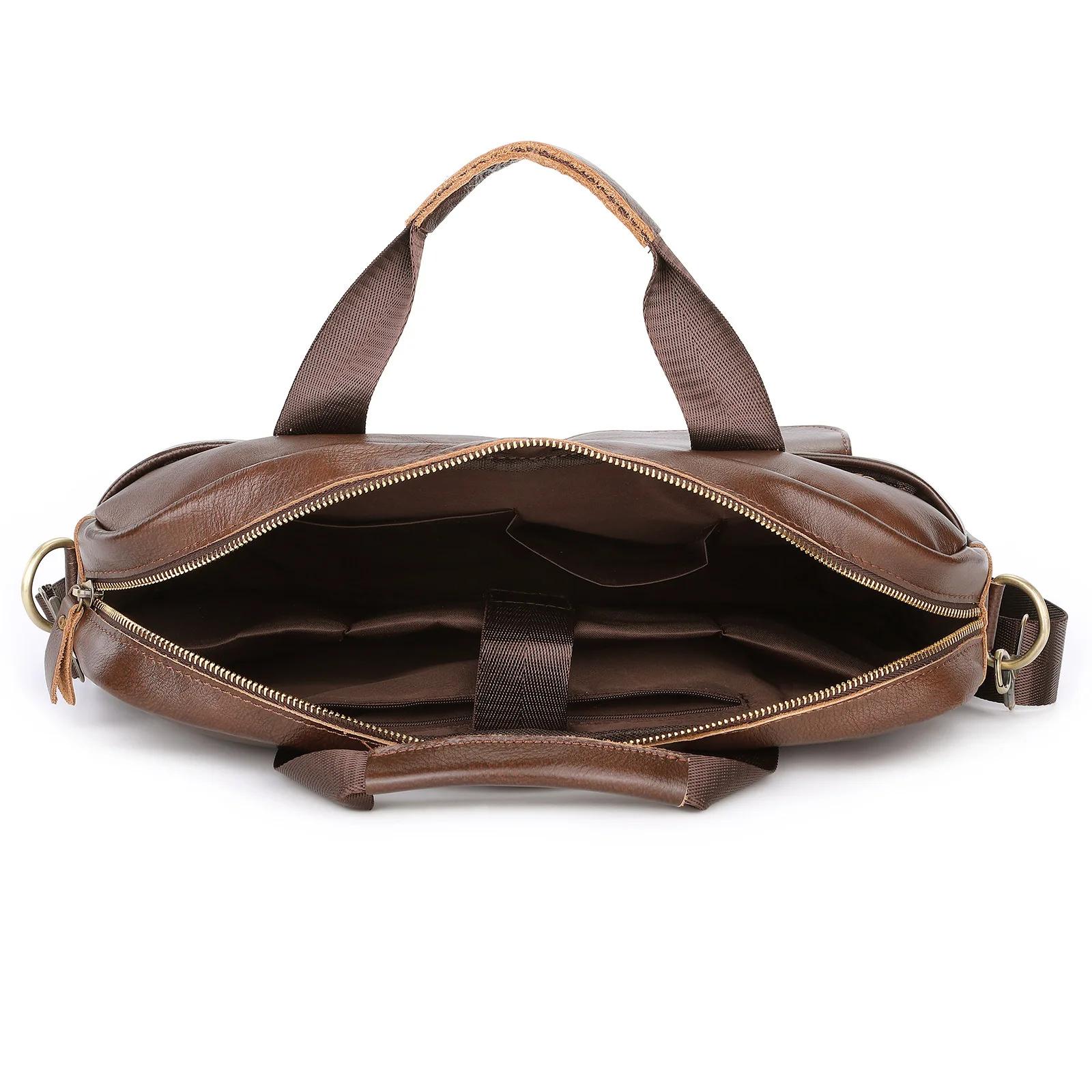 Men Leather Briefcase Handbags Business Bag Genuine Leather Portfolio Men Briefcase Male Laptop Bag Office