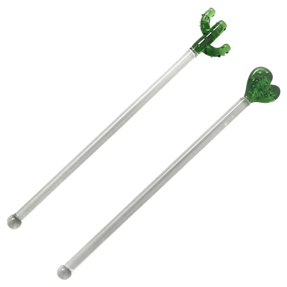 

2Pcs Creative Stirring Sticks Honey Sticks Bar Stirring Rods