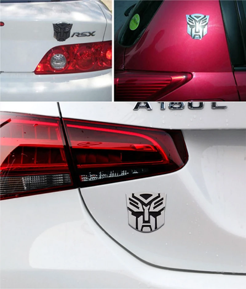 Эмблема Трансформера 3D металлические наклейки для автомобиля декоративная