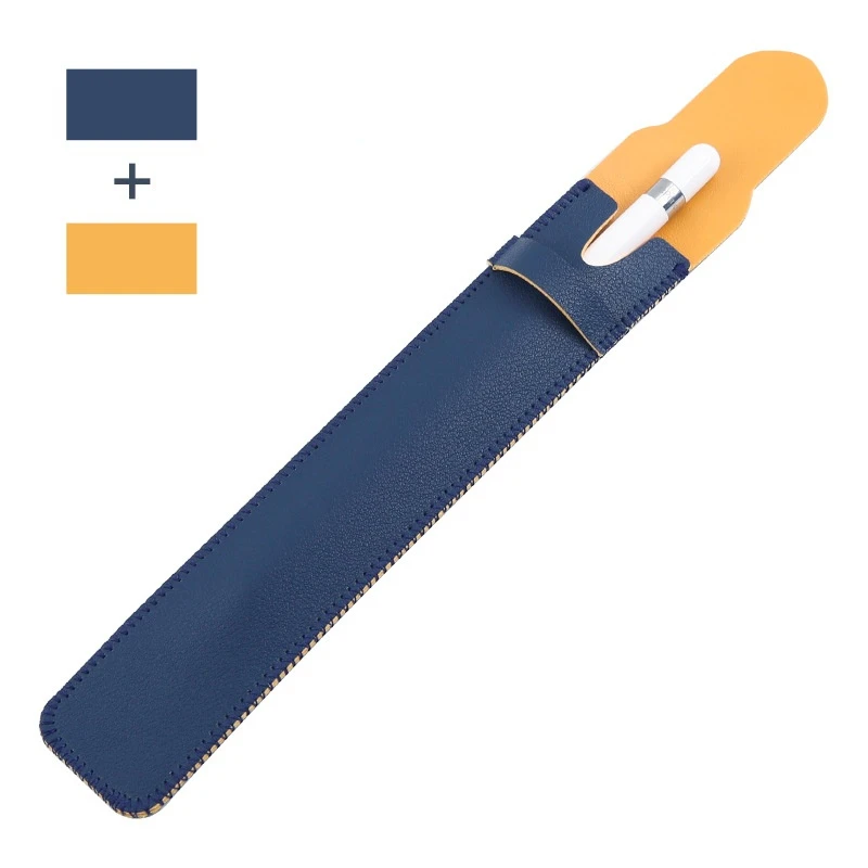 

For Apple Pencil Storage Box Holder Case Portable Dust-proof Leather Protective Stylus Pen Sleeve for Surface Stylus Case Cover
