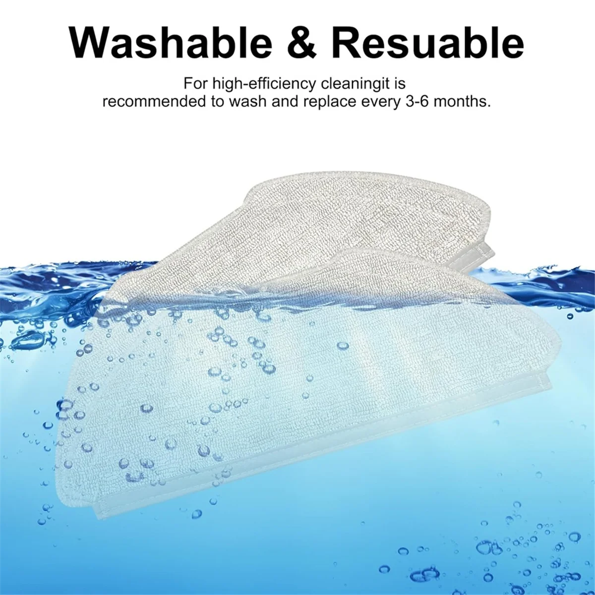 6-шт тканевые подушечки для швабры AIRROBO T20 аксессуары пылесоса запасные части