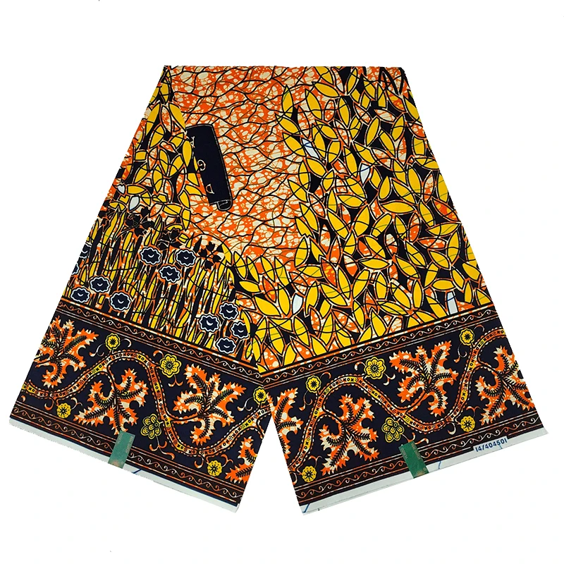 Новейшая нигерийская Анкара африканская восковая ткань с принтом настоящий