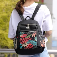 new fashion print backpack women oxford cloth waterproof travel backpacks teenage girls school bag large capacity school bagpack