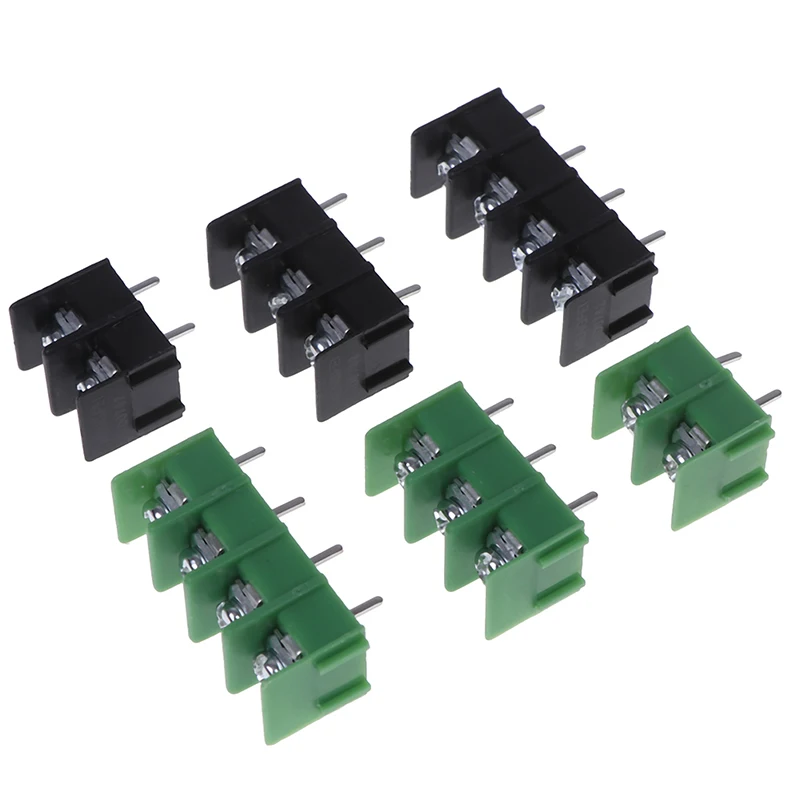 

10Pcs High Quality 300V/20A 7.62 mm KF7.62 - 2P 3P 4P Screw Terminal Block Connector 7.62mm Pitch