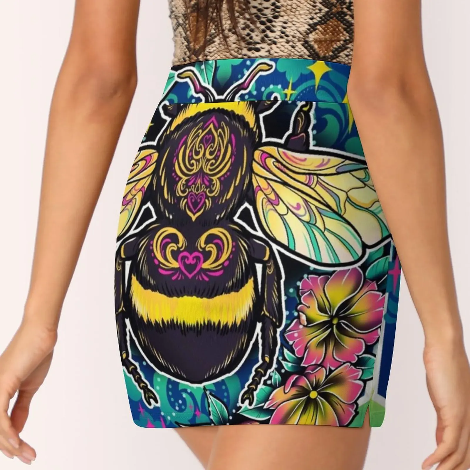 Женская юбка Эстетические юбки Новая мода Короткие Цифровой рисунок Вектор Adobe