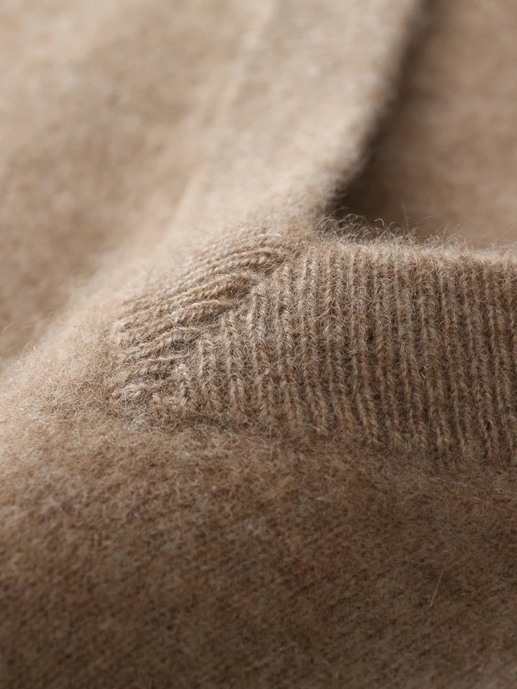 Мужской шерстяной жилет с V-образным вырезом осенне-зимний пуловер без рукавов