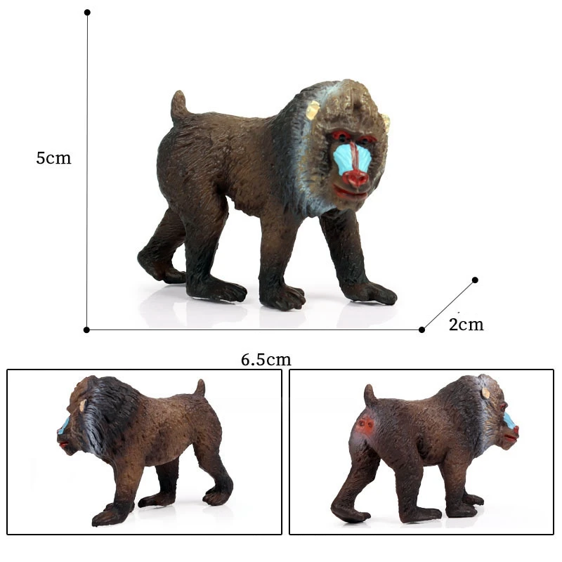 ПВХ Модель диких животных имитация обезьяны орангутан готовые товары коллекция