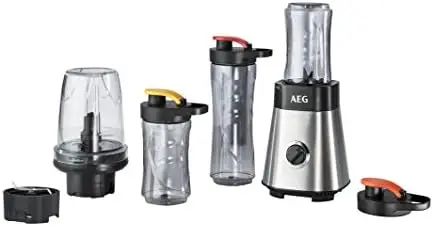 

SB2900 Batidora Vaso con Accesorios Good To Go, Apta para Lavavajilla, 400 W, Gris